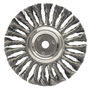 Weiler® 7" X 5/8" Dualife™ Steel Knot Wire Wheel Brush