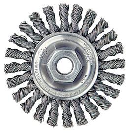 Weiler® 10" X 1-1/4" Steel Knot Wire Wheel Brush