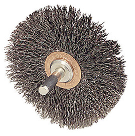 Weiler® 2 1/2" X 1/4" Steel Crimped Wire Conflex Wheel Brush