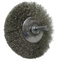 Weiler® 2" X 1/4" Stainless Steel Crimped Wire Concave Wheel Brush