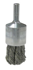 Weiler® 3/4" X 1/4" Vortec Pro® Stainless Steel Knot Wire End Brush