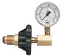 Western 2" CGA-520 Acetylene Brass Cylinder Pressure Testing Gauge