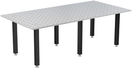 Siegmund 94" X 47" X 4" Steel Welding Table (With 6 32" Standard Legs)