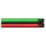 RADNOR™ 1/4" X 50' Red And Green Chloroprene Twin Hose With BB Hose Fittings RADNOR™ 1/4" X 50' Red And Green Chloroprene Twin Hose With BB Hose Fittings