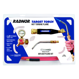 RADNOR™ Target Torch™ 12" X 17.5" Acetylene Soldering/Brazing Torch Kit RADNOR™ Target Torch™ 12" X 17.5" Acetylene Soldering/Brazing Torch Kit