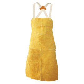 RADNOR™ 24" X 42" Brown Cowhide Leather Bib Apron RADNOR™ 24" X 42" Brown Cowhide Leather Bib Apron