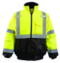 RADNOR™ 3X Hi-Viz Yellow And Black Polyester/Oxford Jacket/Coat