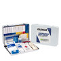 RADNOR™ White Metal Portable/Wall Mount 50 Person First Aid Kit RADNOR™ White Metal Portable/Wall Mount 50 Person First Aid Kit