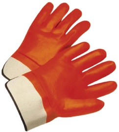RADNOR™ Large Hi-Vis Orange  PVC Foam Lined Cold Weather Gloves RADNOR™ Large Hi-Vis Orange  PVC Foam Lined Cold Weather Gloves