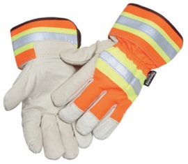 RADNOR™ X-Large Hi-Viz Orange PIP® Pigskin And Polyester 3M™ Thinsulate™ Foam Lined Cold Weather Gloves