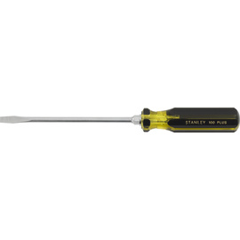 Stanley® 6" Yellow/Black Steel/Acetate 100 Plus® Screwdriver