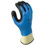 SHOWA® Size 7  13 Gauge Nitrile Full Coated  Work Gloves With Knit Liner And Knit Wrist