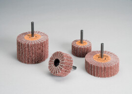 Standard Abrasives™ 3.0" X 2.0" X 0.25" 180 Grit Very Fine Grade Aluminum Oxide Standard Abrasives™ Red Wheel