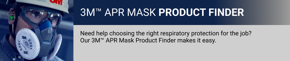 Need help choosing the right respiratory protection for the job? Our 3M™ APR Mask Product Finder makes it easy.